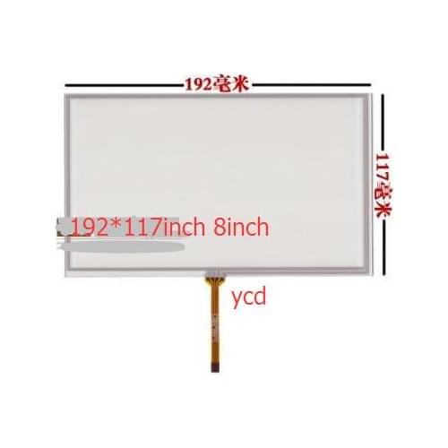 8 inch touch screen HSD080IDW1 - c01 AT080TN64 AT080TN03 handwritten screen Display on the outside screen 192*117 192*116 mm