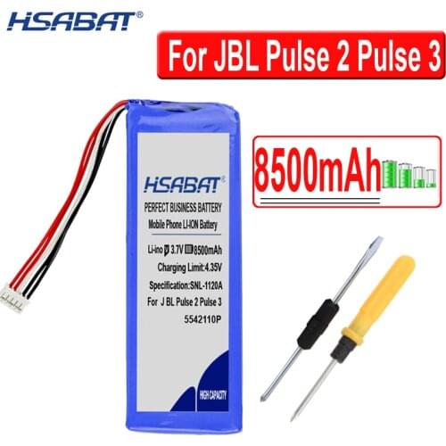 HSABAT 8500mAh P5542100-P 5542110P Speaker Battery for JBL 2017DJ1714 APJBLPUESE3 Pulse 3 Pulse3 Pulse 2 Pulse II PULSE2BLKUS
