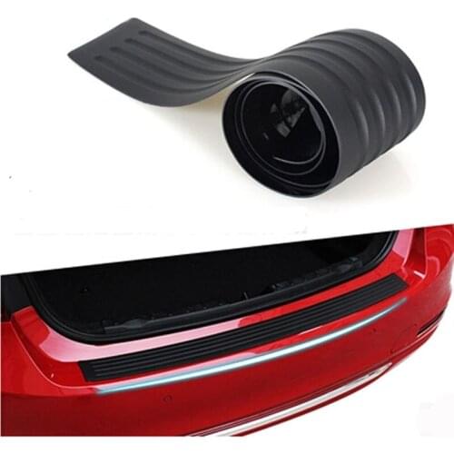 Alijunda Car Rear Bumper Scuff Protective Sill Pedals Cover For Skoda Octavia Fabia Rapid Superb Yeti Roomster