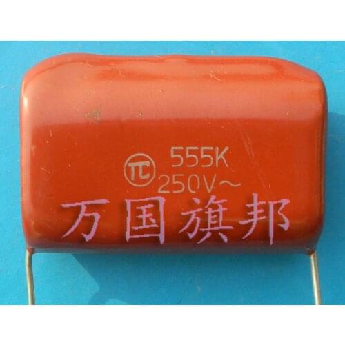 Free Delivery. Metallized polypropylene film capacitor CBB 250 v 555 5.5 uF