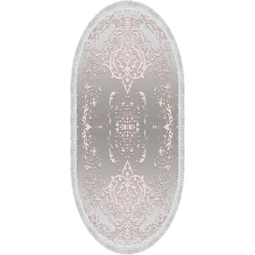 80 cm x 300 cm Oval Carpet Decorative Washable Non-Slip Bottom Oval Living Room Rug