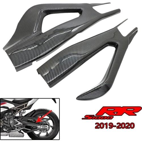 Motorcycle Carbon Fiber Rear Cover, Fairing Flat Fork Cover For BMW S1000RR 2019 2020, S1000