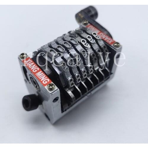 GTO46 GTO52 7 digits numbering machine Horizontal counterclockwise 3 sinking sides 22.3