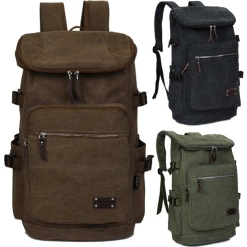 Canvas 15 15.6 inch Computer Laptop Notebook Backpack Bags Case Outdoor Sports School Backpack for Men Women