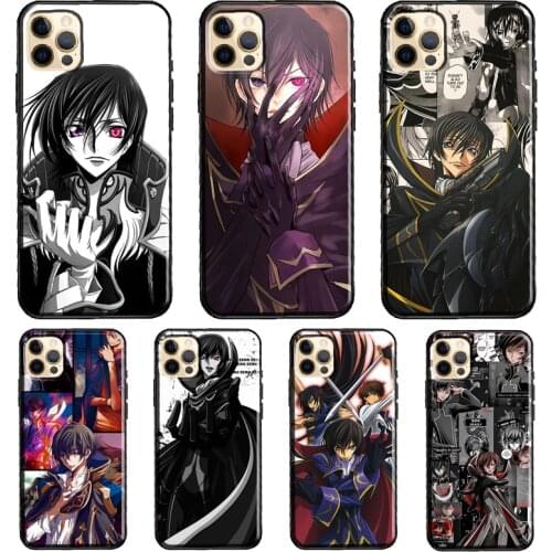 Lelouch vi Britannia Code Geass anime Soft Cover For iPhone 11 12 Pro Max XS XR X 12 mini SE 2020 5S 6S 7 8 Plus Phone Case
