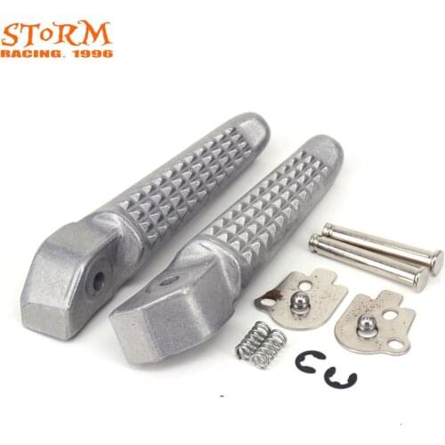 Motorcycle Rear Foot Pegs Footrest Pedals Aluminum For VTR1000 CBR600F4I CBR600F4 CBR600 CB1000 CBR1100XX CB1300 VFR800 VFR750