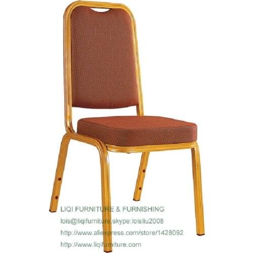 Wholesale quality strong modern aluminum stacking hotel banquet chairs LQ-L211