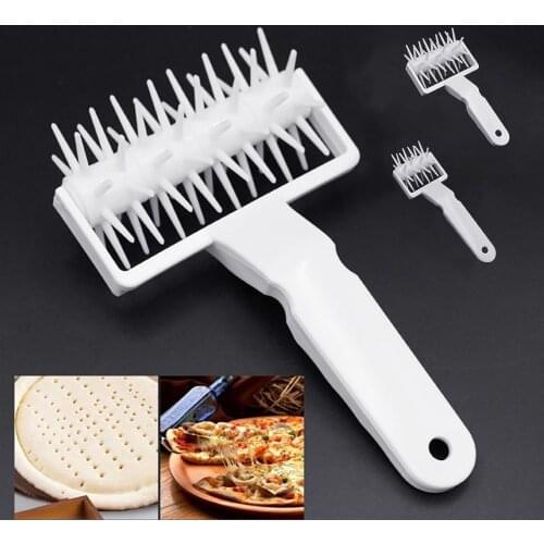 Pizza Needles Rolling Pins Bread Cookies Dough Roller Hole Punch