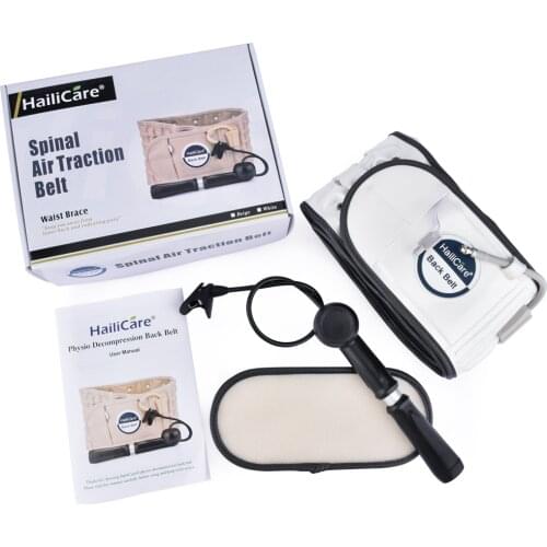 Waist Support Belt Lumbar Traction Physio Decompression Backache Waist Brace Pain Release Heat Therapy Massager Home Health Care