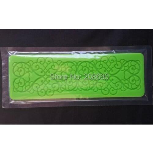 Lace Hearts Design Silicone Mold