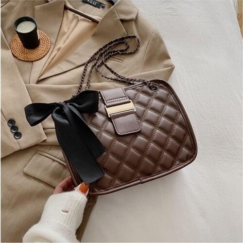 Autumn Winter Versatile Lipstick Crossbody Bags Small Fragrant Style Retro Shoulder Handbags And Purses Luxury Designer Satchels