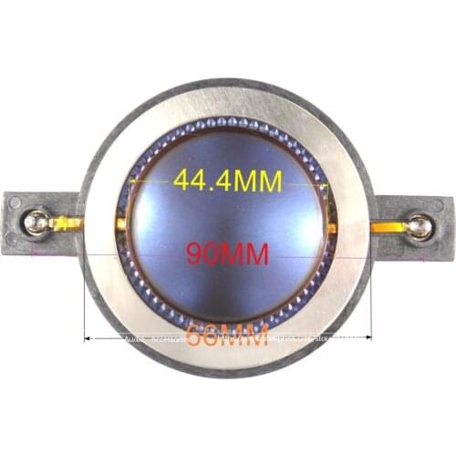 10 pcs 44.4MM speaker Voice Coil Blue Film 44.5mm 44 Core Horn Tweeter Driver Diaphragm Treble Speaker Repair DIY 8Ohm