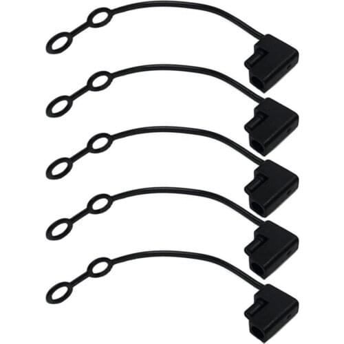 5Pcs SAE Waterproof Cover Dust proof Cover Cases SAE Adapter Charger Cable DIY Accessories