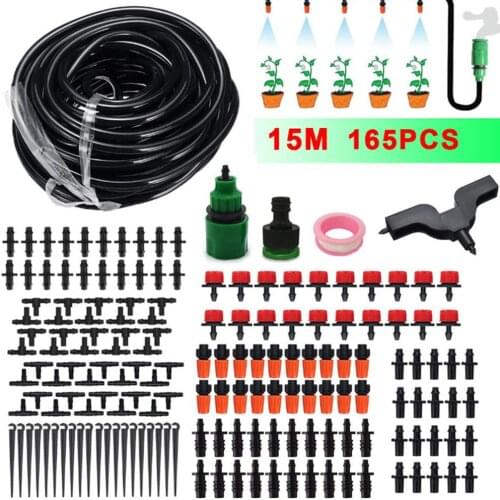 15m Automatic Watering Device Irrigation Set Adjustable Mode Spraying Car Sprayer Garden Water Nozzle Head Garden Washing