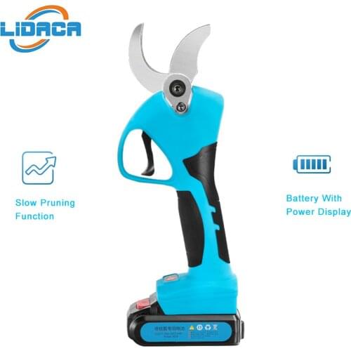 21VCordless Pruner Lithium-ion Pruning Shear Efficient scissors Bonsai Electric Tree Branches garden tools electric SC-8605