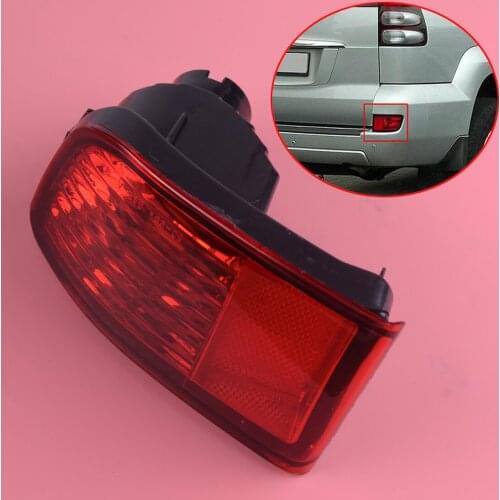 DWCX Red Car Rear Right Bumper Fog Lamp Light Housing 8158160100 Fit for Toyota Land Cruiser Prado J120 2002-2006 2007 2008 2009