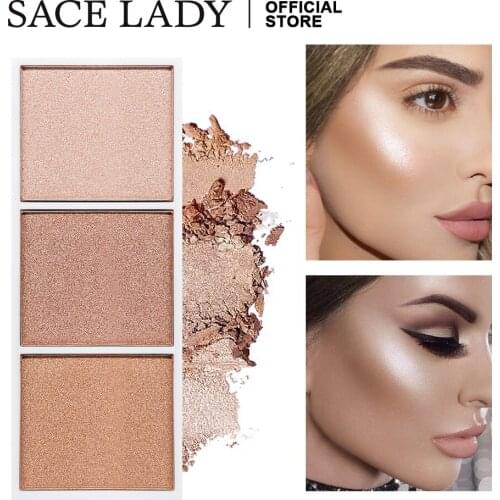 Sace Senhora Highlighter Paleta Contorno Maquiagem Em Matte Rosto Bronzer Pallete Por Atacado