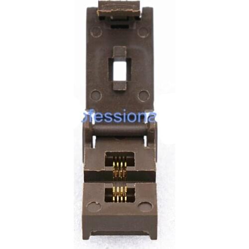 IC Test and Burn-In Socket MSOP8 Gold Plated High Temperature Aging Holder Socket 0.65MM Spacing