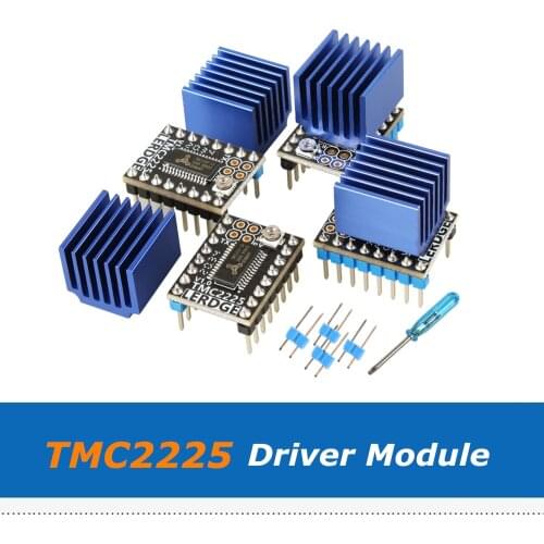Lerdge 256 Microsteps V1.0 TMC2225 Stepper Motor Driver Module For Lerdge-X Lerdge-K Board 3D Printer Parts