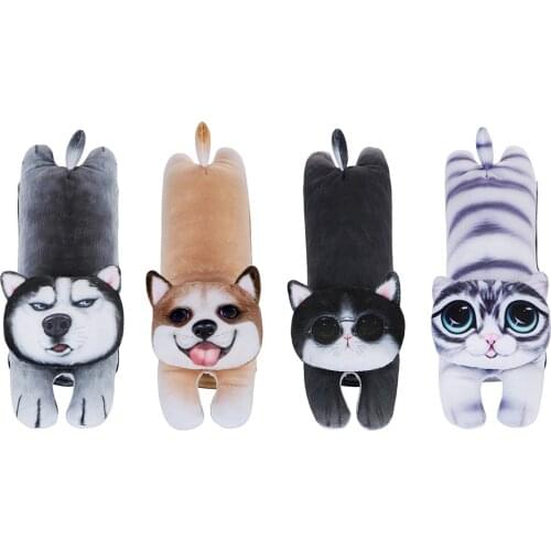 Cartoon Animal Car Seat Belt Cover Auto Accessories Plush Seatbelt Shoulder Pad for Outdoor Personal Car Ornaments