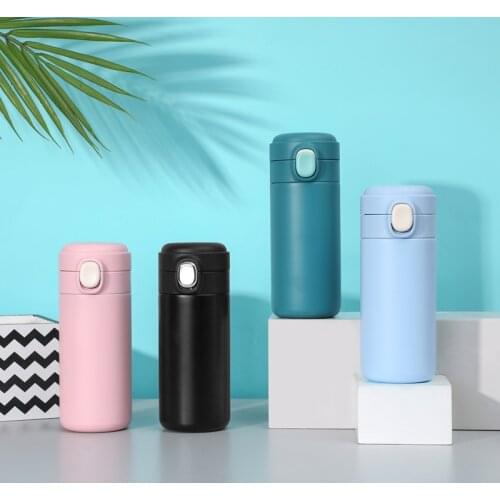 New Style 300ml/400ml Stainless steel 304 Coffee Thermos Mug Leak-Proof Travel Thermal Bottle Thermosmug For Gifts