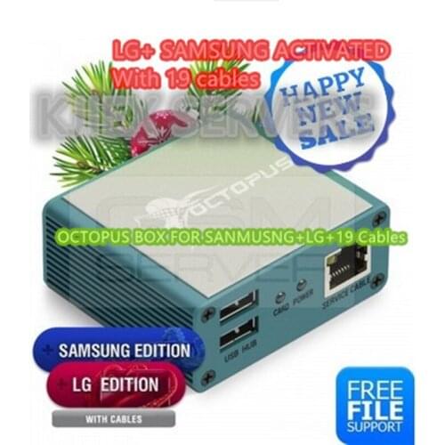 Original Octopus box Full activated for LG 19cables including optimus Cable Set Unlock Flash & Repair Tool