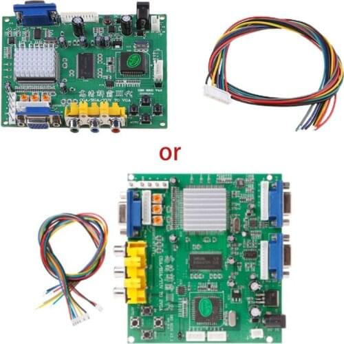 Arcade Game RGB/CGA/EGA/YUV To Dual VGA Video Converter Adapter Board GBS-8220 A0NB