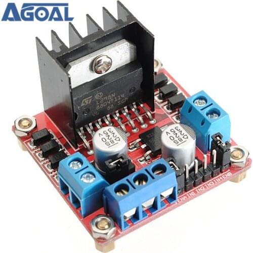 5Pcs/lot L298N Dual H-Bridge Stepper Motor Driver Board For DIY Free Shipping