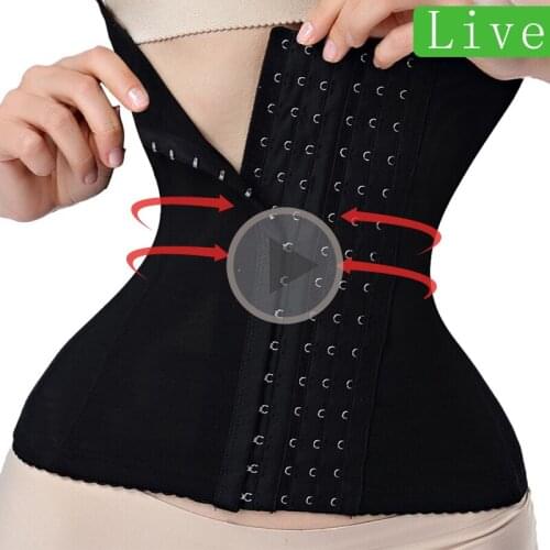Waist trainer binders shapers modeling strap corset slimming Belt underwear body shaper shapewear faja slimming belt tummy women