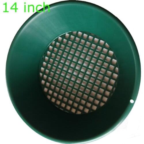 Factory Directly Sell Gold Wash Pan Pot For Washing Sand Gold 14 Inch Sieving Pan