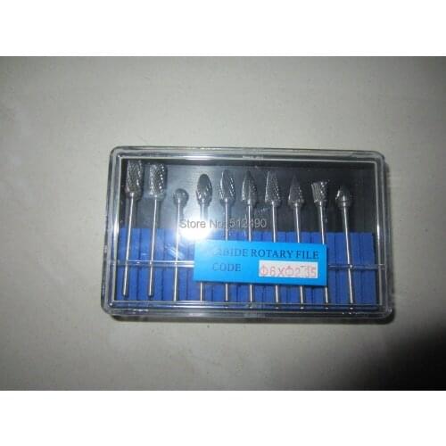 Diy jewelry making!10pcs/set,carbide rotary files ,Engraving Bit,Carbide Burrs, Drill Die Grinder, Carving router bit