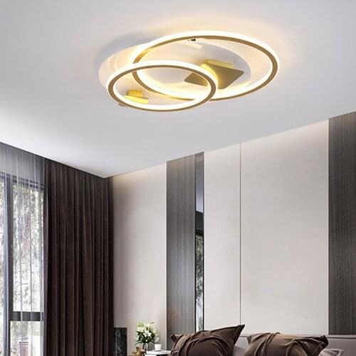Modern LED Ceiling Light with Remote control Dimmable Lamp New Lighting for Living Room Bedroom Kitchen Loft