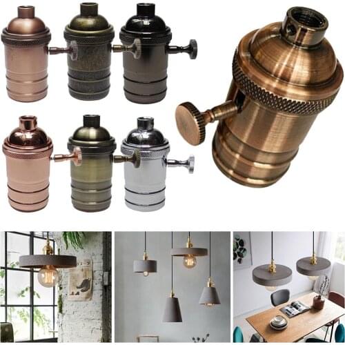 E27 Screw Retro Vintage Coppers Lamp Pendant Lights Bulbs Holder Socket 250V 250W Retro Vintage Coppers Lamp Bracket Interface
