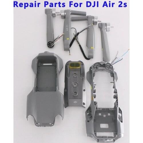 Original DJI Mavic Air 2S Body Shell Upper Bottom Middle Frame Motor Arm Front Rear For DJI Air 2S Repair Spare Part Replacement