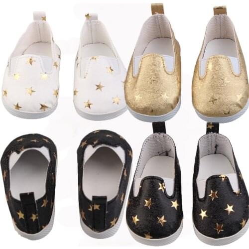 Star Shoes Doll accessories for 18" inch american girl doll for baby gift