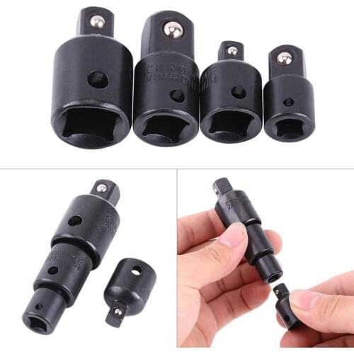 4pcs 1/4 3/8 1/2 Drive Socket Adapter Converter Reducer Air Impact Craftsman Socket Wrench Adapter Hand Tools Set Repair Tools
