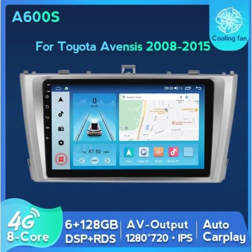 4G LTE Android Auto 2din Car Multimedia GPS Navigation Radio Player For Toyota Avensis 2009 2010 2011 2012 2013 2014 2015