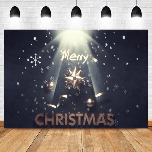 Fantasy Merry Christmas Snowflake Ribbons Scene Child Portrait Family Shoot Party Photography Background Photographic Backdrop