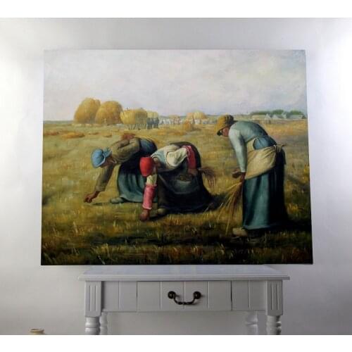 Handmade Oil painting reproduction the Gleaners by Jean Millet