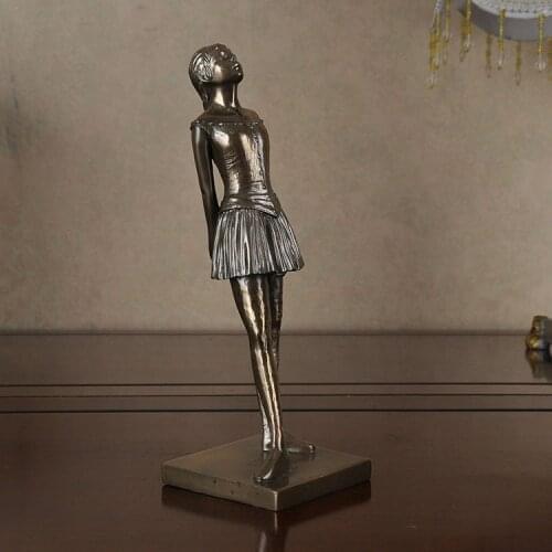 Copper little girl small jewelry gift ideas home valentine craft ornaments European-style decorations