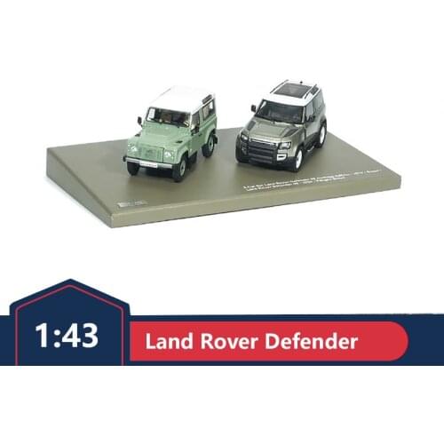 AR plausible 1:43 Land Rover Defender 90 2015-2020 Model Two-Car Set Car Model Car Model