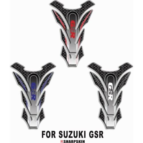 Motorcycle 3D fuel tank pad sticker protective decorative decal FOR SUZUKI GSR Fishbone Protective Decals