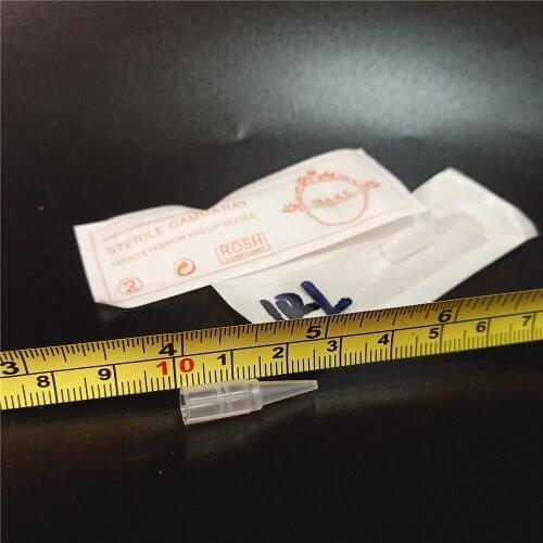500Pcs 1RL 3RL Needle Tips Disposable Permanent Makeup Needle Nozzle Caps For Eyebrow Lips Tattoo Machine Big Size