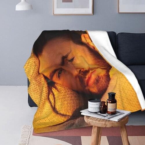 Chris Evans Blanket Fleece Summer Kiwi Handsome Portable Soft Throw Blankets for Bed Travel Rug Piece