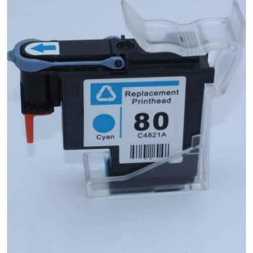 1Pcs refurbished for HP 80 Print Head for C4821A for HP Designjet 1050c 1050c Plus 1055cm Cyan printer