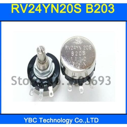 5pcs/lot RV24YN20S B203 20K RV24YN Potentiometer