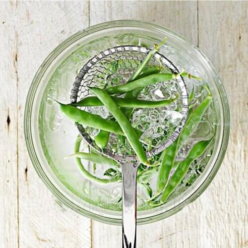 Stainless Steel Mesh Strainer Colander With Handle Cookware Oil Strainer