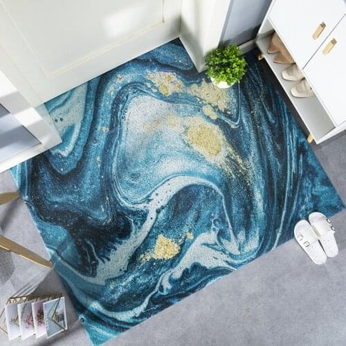 Custom PVC Doormat Indoor Outdoor Waterproof Non Slip Washable Star Starry Sky Design Resist Dirt Rugs for Front Door/Entryway