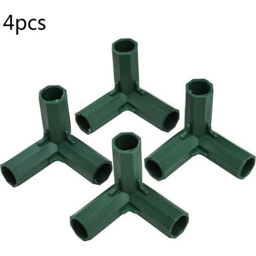 Green Connector Joints Outdoor Plastic Pole Structure Accessories Adapter