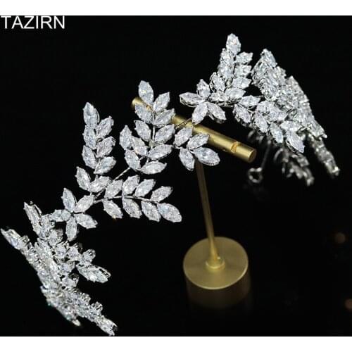 5A Cubic Zirconia Headbands for Wedding Sweet Bride Headpeice New CZ Women Hair Accessories Fashion Birthday Party Gifts